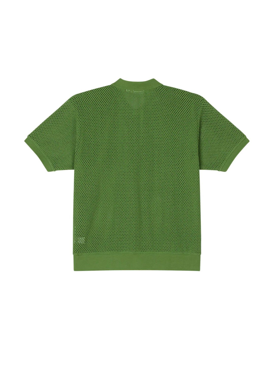 OBEY SARATOGA MESH POLO SS PIQUANT GREEN