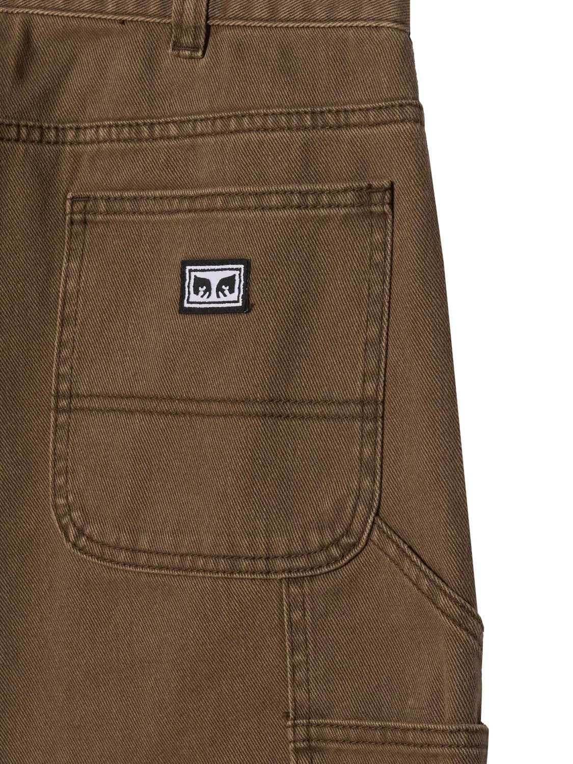OBEY BIGWIG DENIM CARPENTER PANT WREN FADED WASH