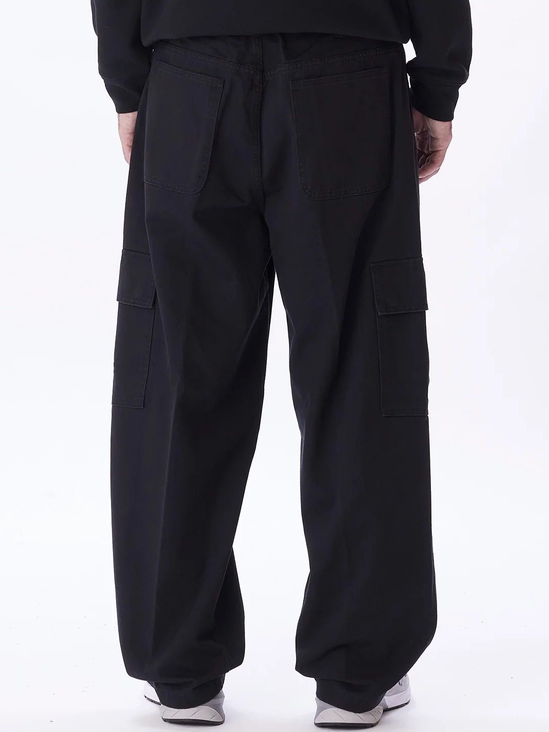 OBEY BIGWIG BAGGY TWILL CARGO PANT BLACK 