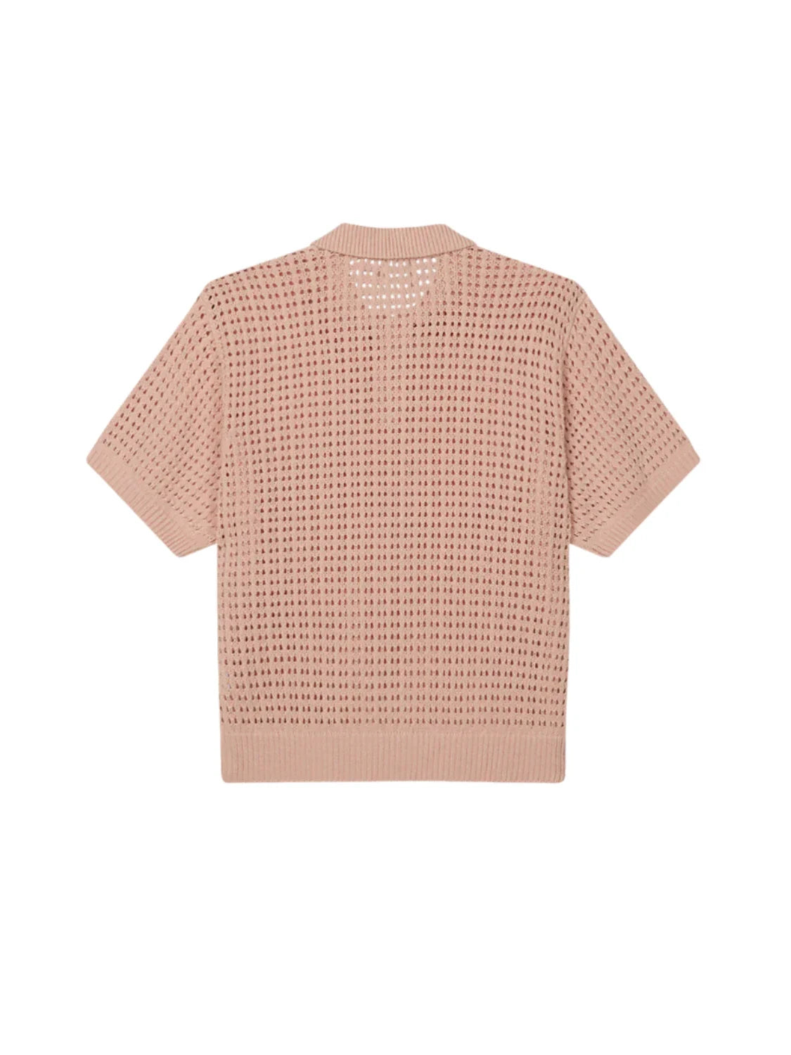 OBEY KODY POLO SWEATER PALE PINK