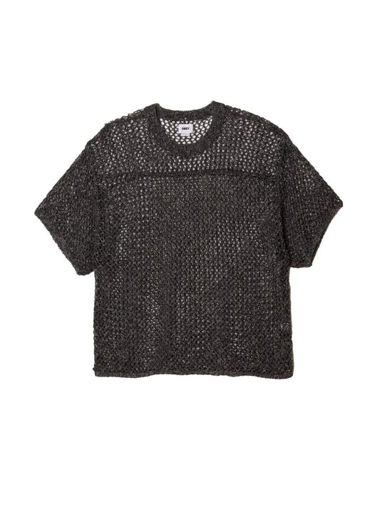 OBEY LARRY FOOTBALL SWEATER NAVY MULTI