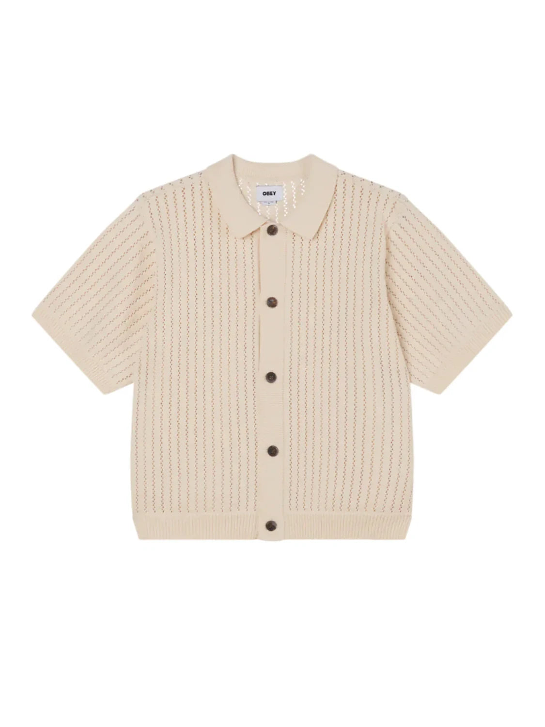 OBEY DEZ SWEATER SHIRT UNBLEACHED