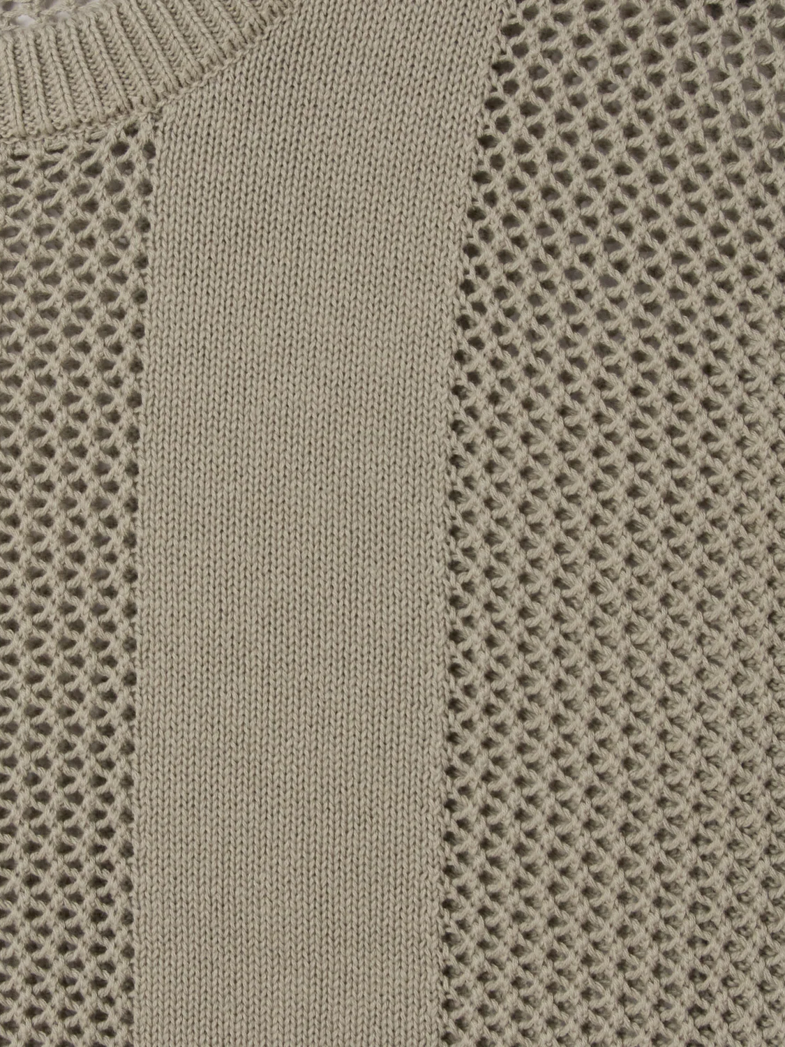 OBEY CROCHET SWEATER LONDON FOG