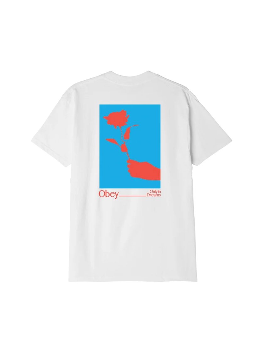 OBEY ONLY IN DREAMS CLASSIC T-SHIRT WHITE