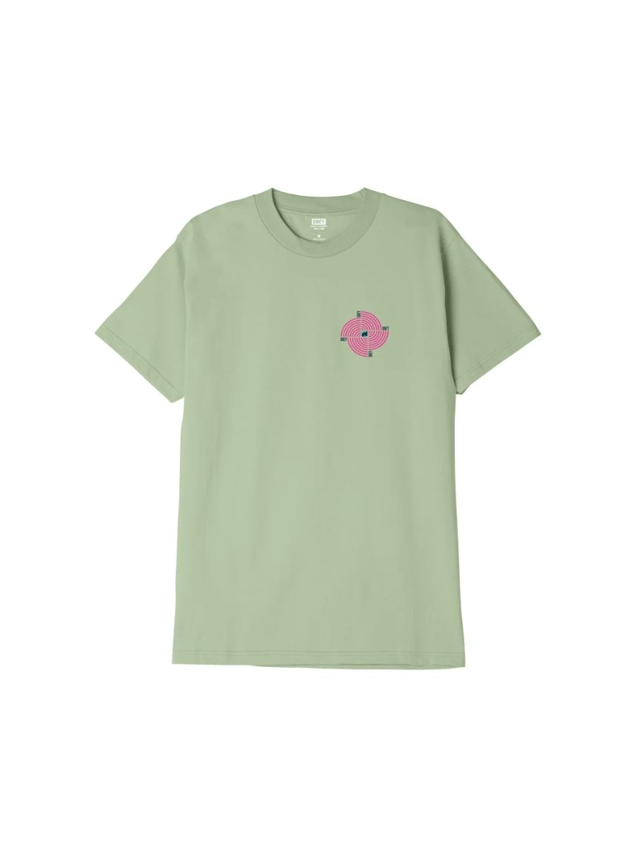 OBEY DOWNWARD SPIRAL TEE CUCUMBER