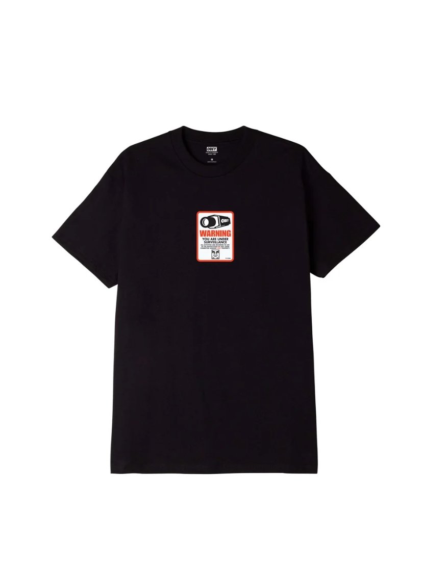 OBEY SURVEILLANCE T-SHIRT BLACK