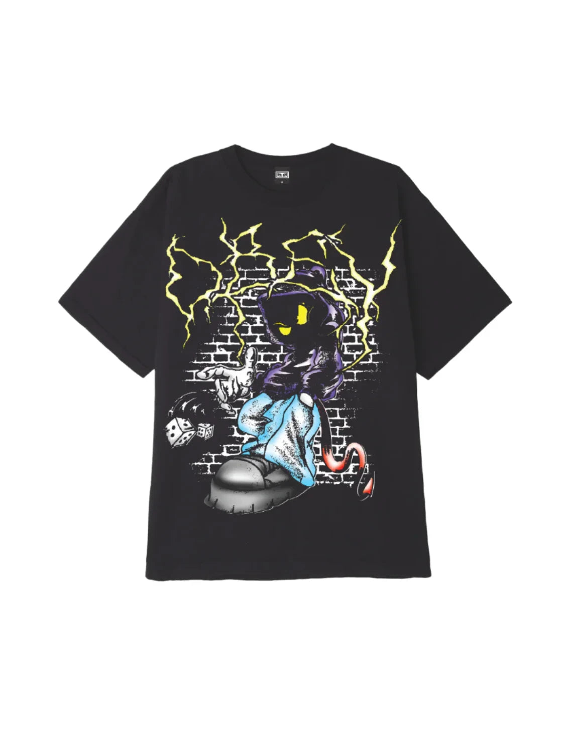 OBEY ROLL THE DICE T-SHIRT BLACK