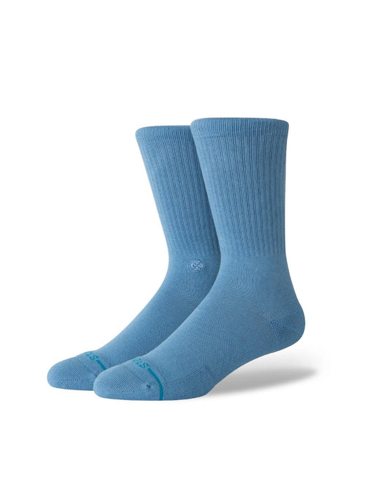 STANCE ICON CREW SOCKS BLUESTEEL