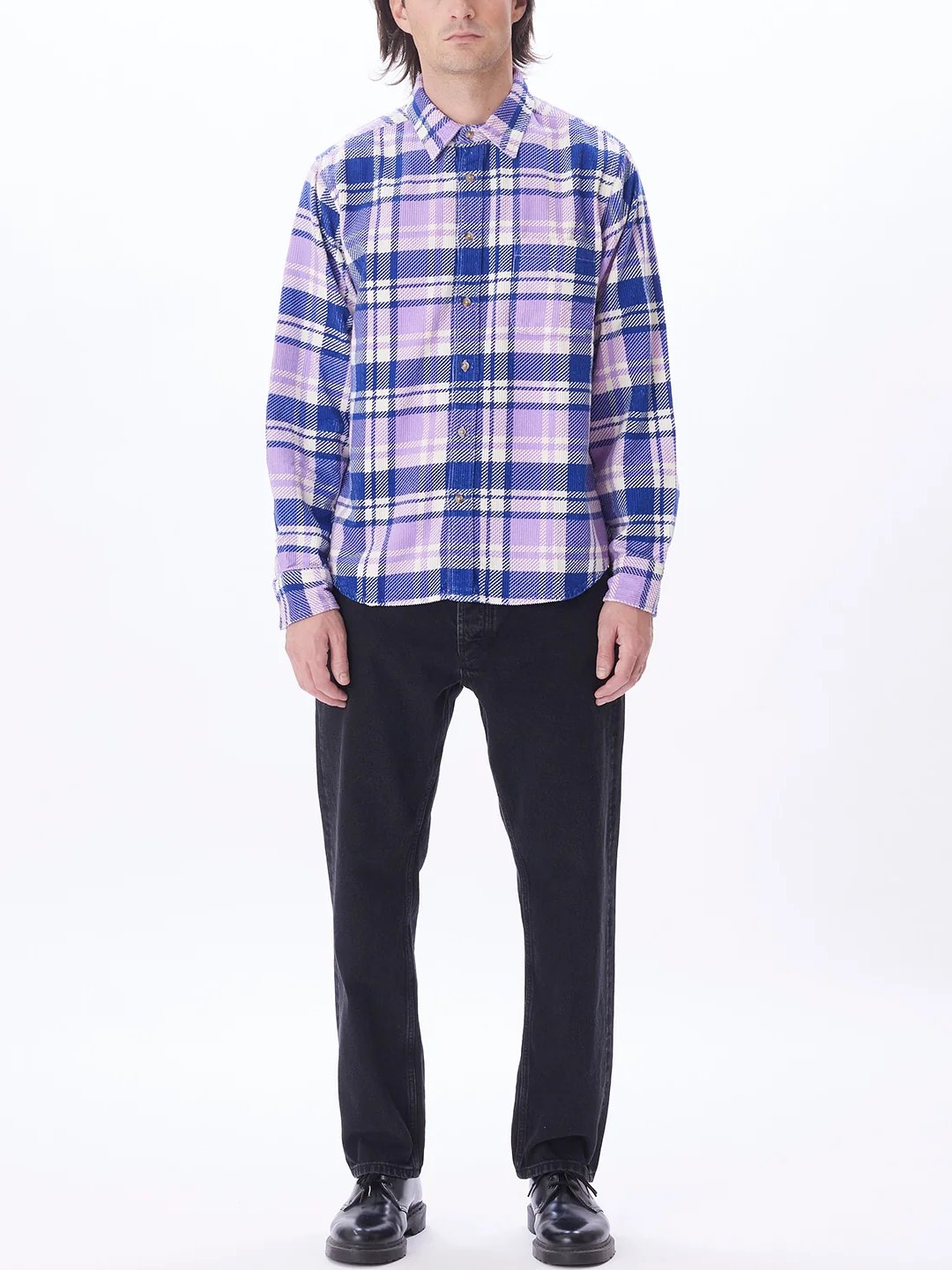 OBEY BENNY CORD WOVEN PURPLE ROSE MULTI