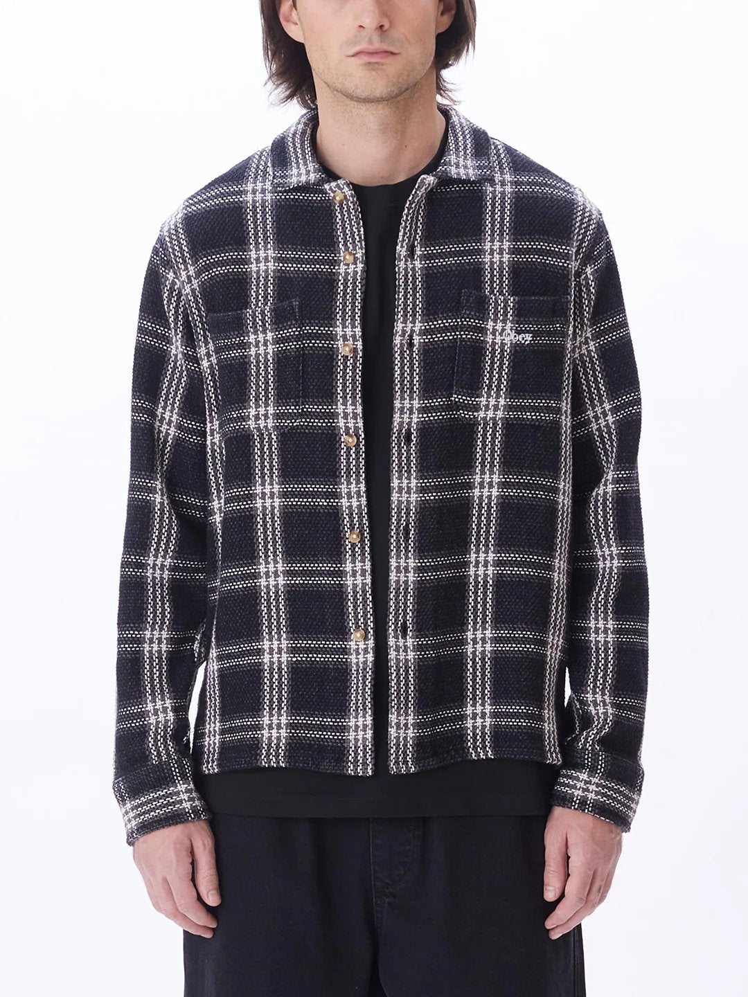 OBEY WES WOVEN BLACK MULTI