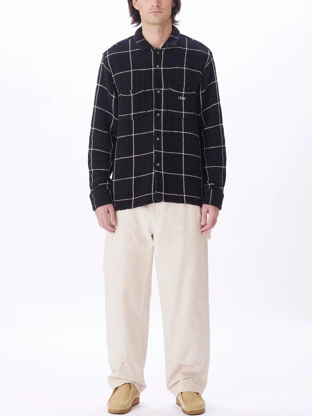 OBEY SANTO WOVEN BLACK MULTI