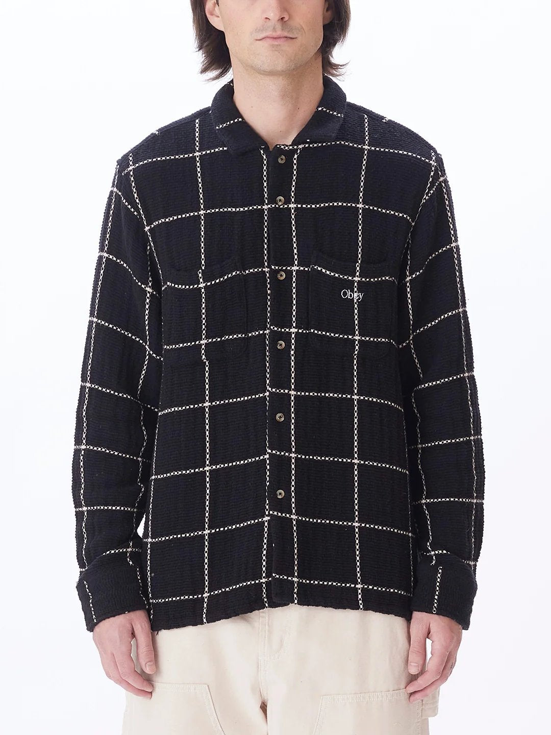 OBEY SANTO WOVEN BLACK MULTI