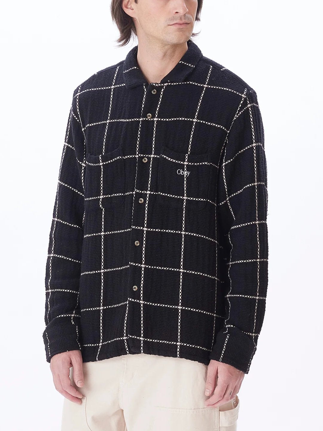OBEY SANTO WOVEN BLACK MULTI