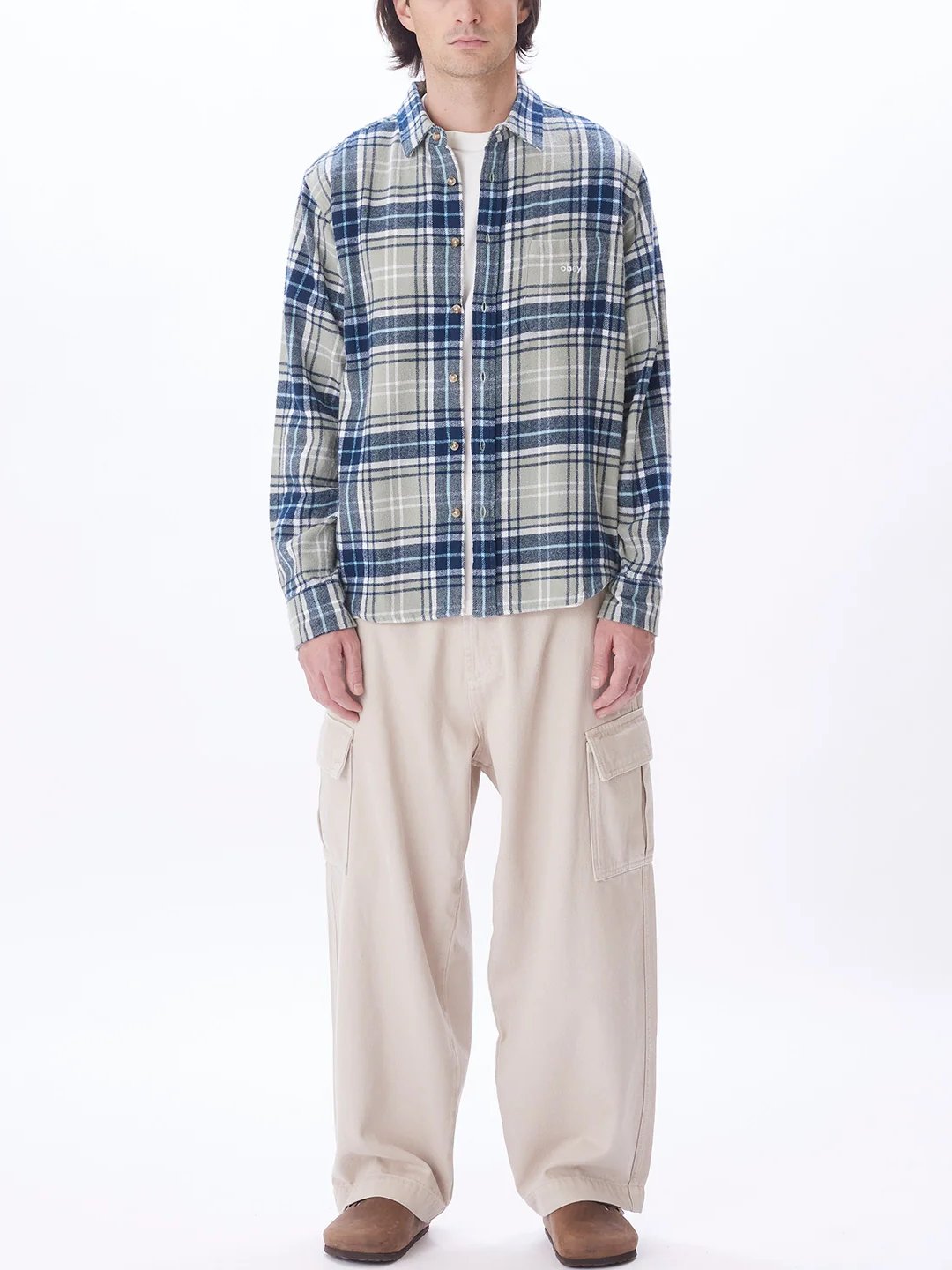 OBEY TERRACE WOVEN ICEBERG GREEN MULTI