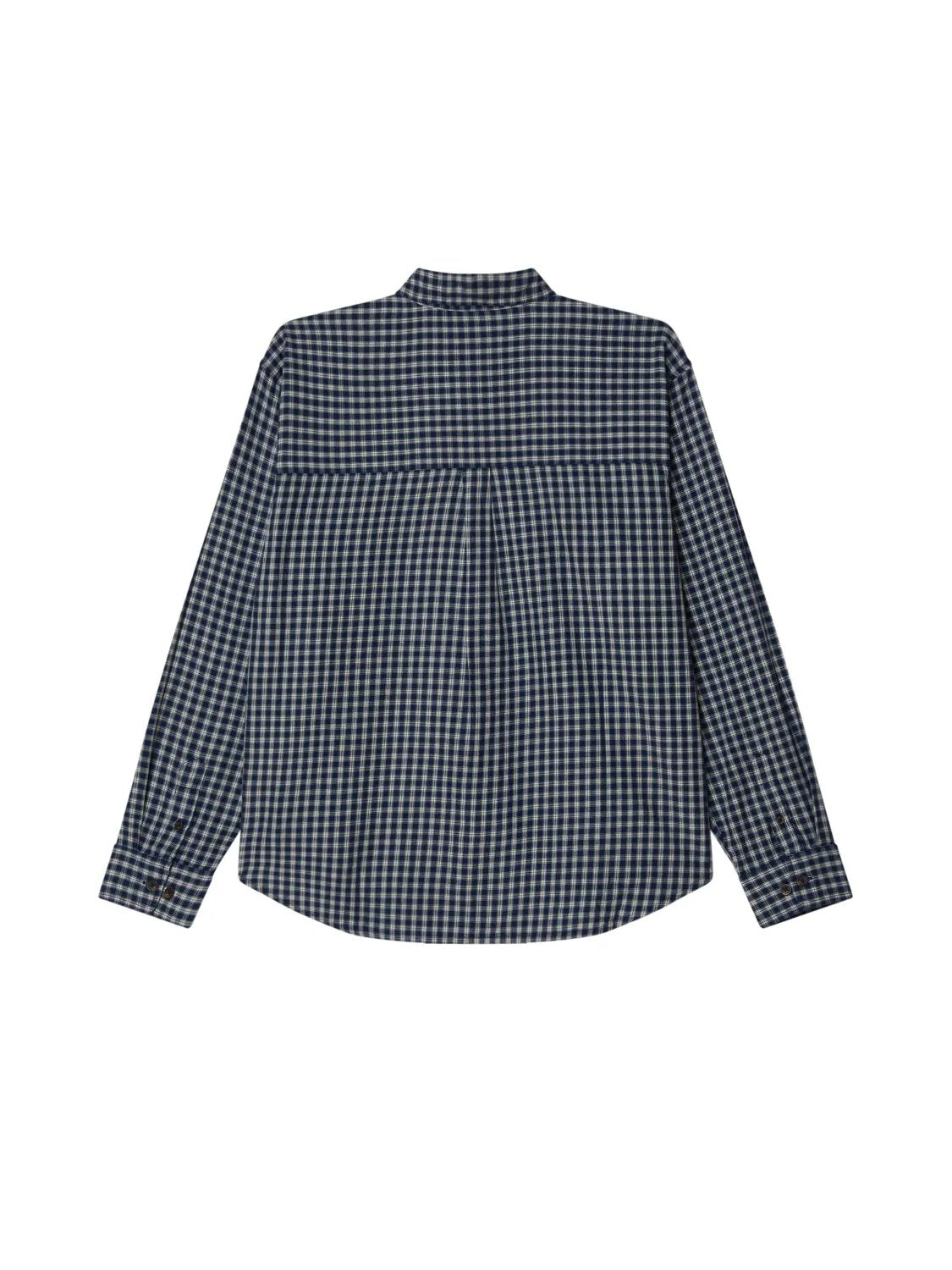 OBEY BIGWIG ANDY WOVEN SHIRT ACADEMY NAVY MULTI