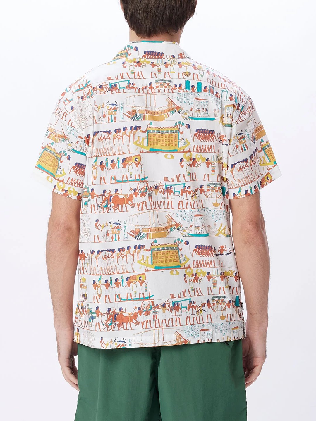 OBEY HEIRO SHORT SLEEVE WOVEN WHITE MULTI