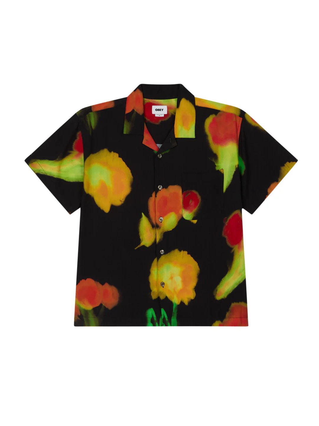 OBEY KINNEY WOVEN BLACK MULTI