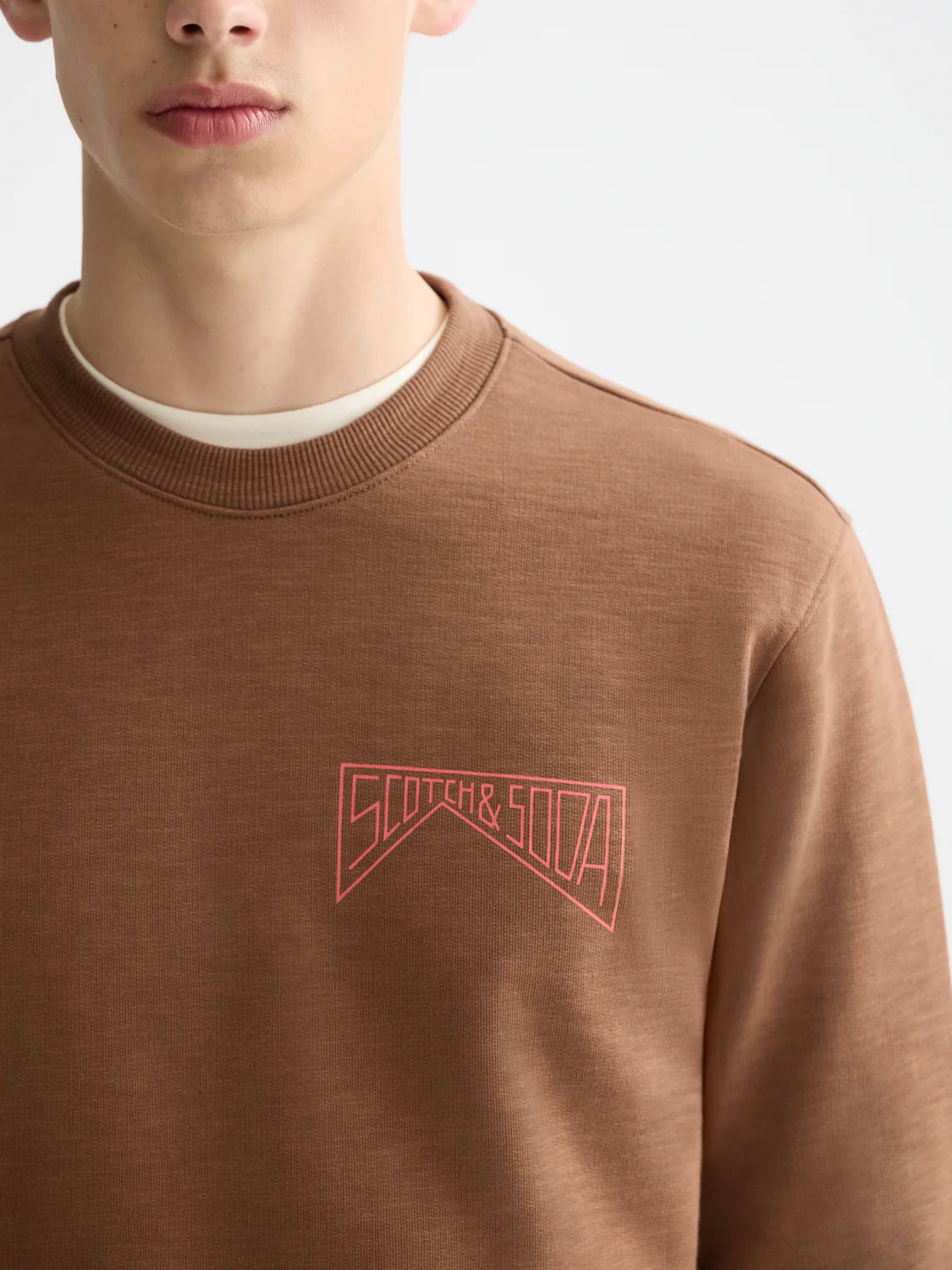 S&S LOGO SWEATSHIRT SOFT SILT