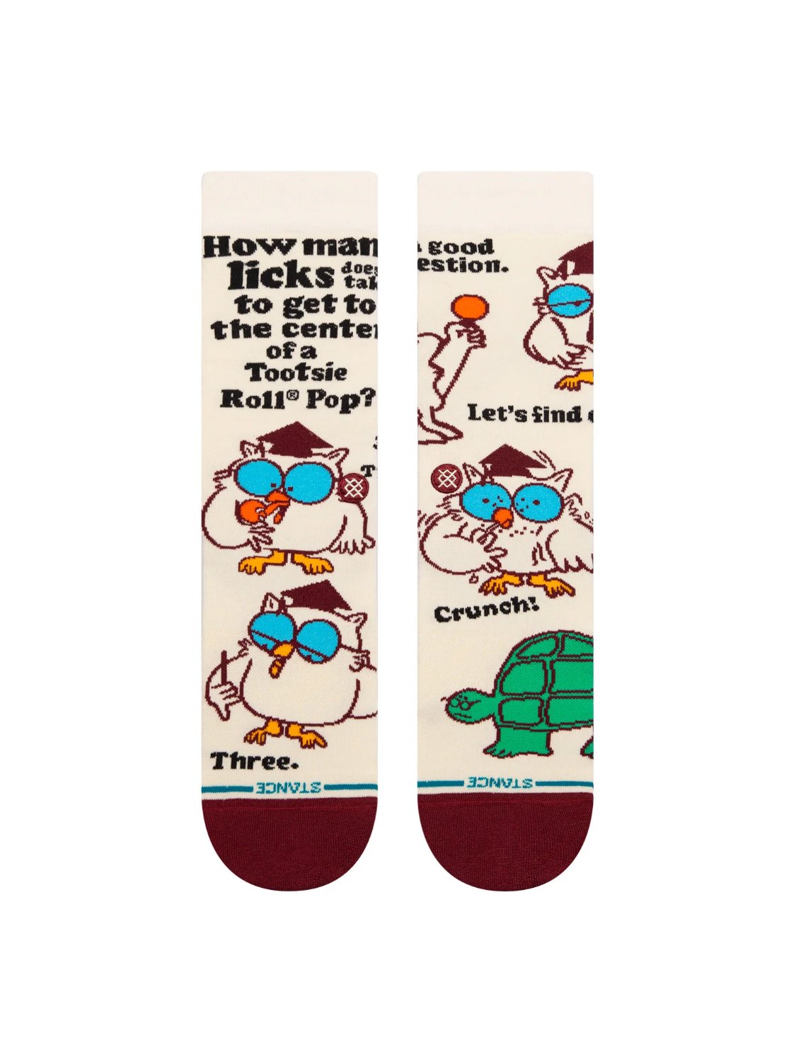 STANCE MR OWL CREW SOCKS CANVAS