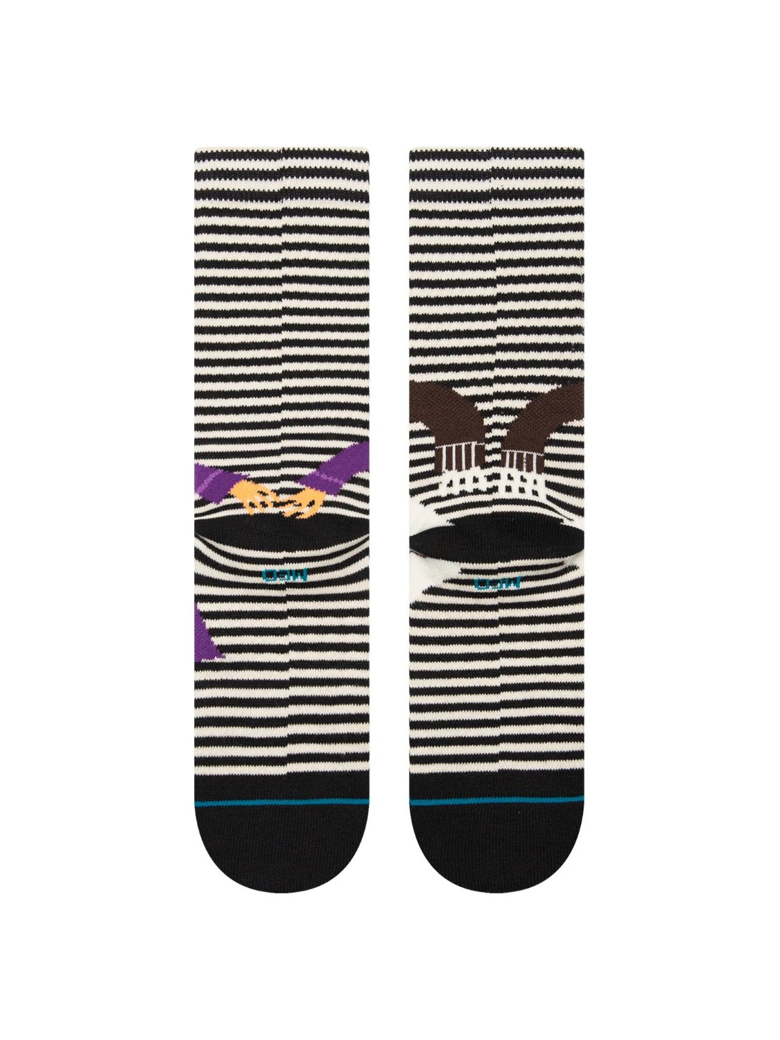 STANCE OOMPA LOOMPA CREW SOCKS BLACK/WHITE