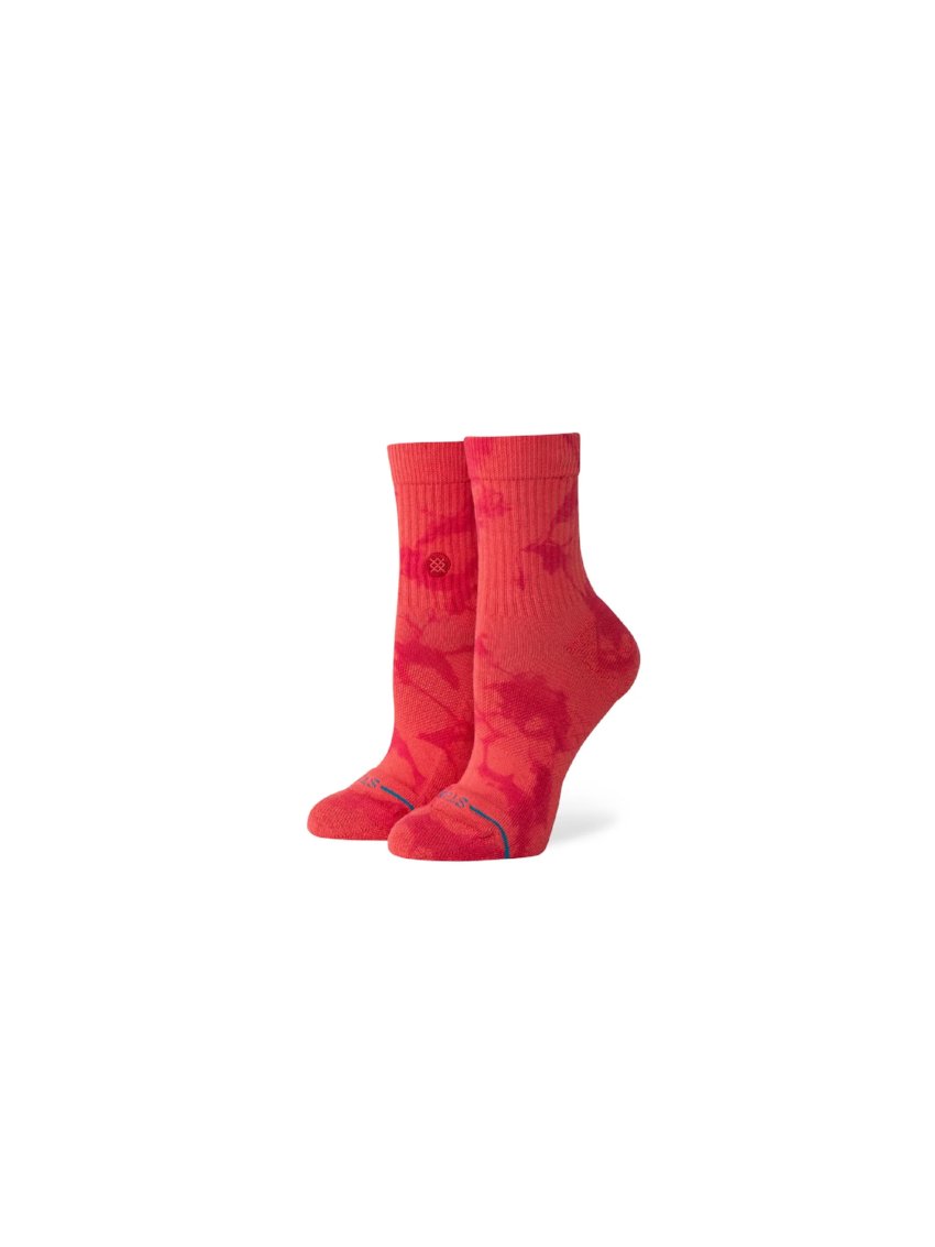 STANCE DYE NAMIC QUARTER SOCKS RED