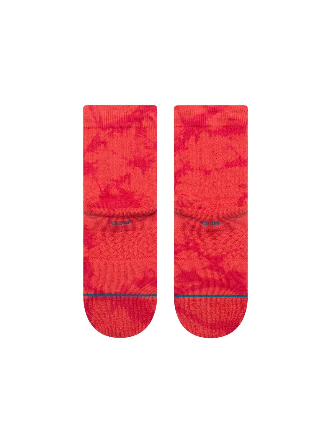 STANCE DYE NAMIC QUARTER SOCKS RED