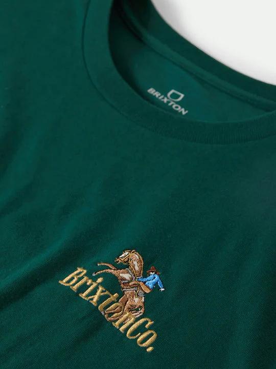 BRIXTON INWOOD S/S STT DEEP EMERALD