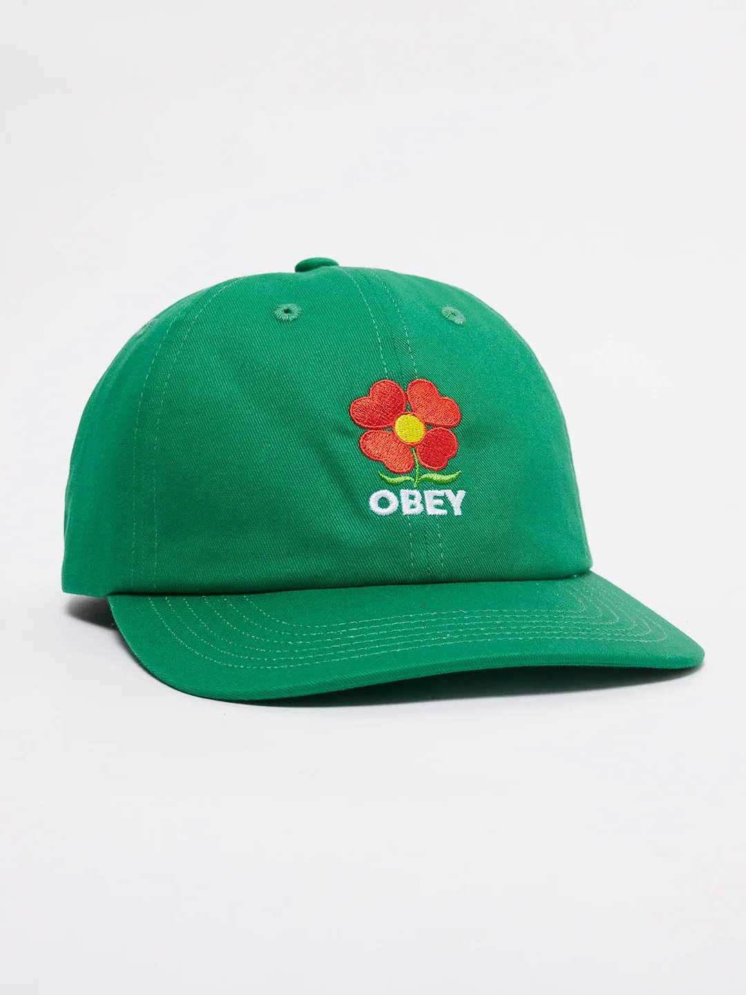OBEY AMELIA STRAP BACK HAT ADVENTURINE GREEN