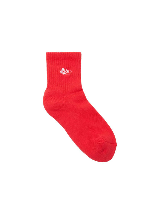OBEY FLOWER SOCK RED