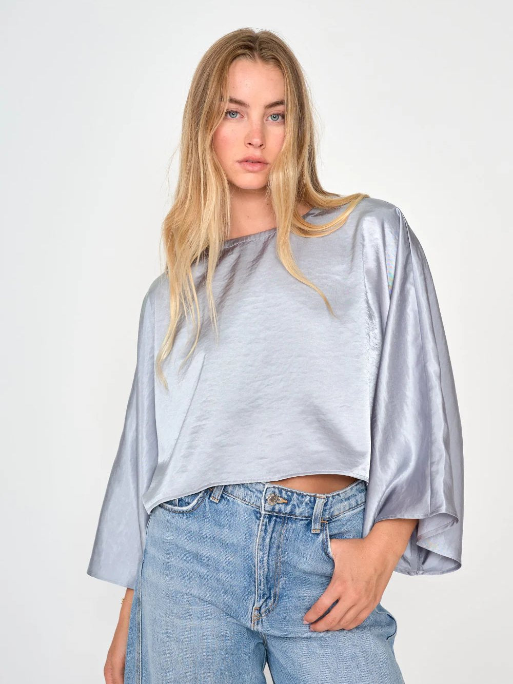 dRA SALENTO TOP CLOUDY BLUE