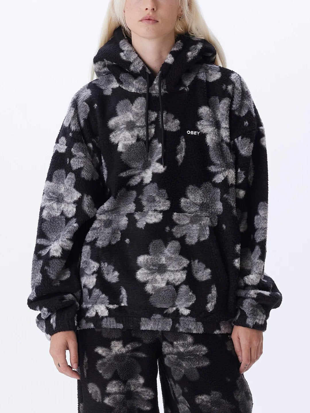 OBEY SHAYLIN HOOD BLACK MULTI