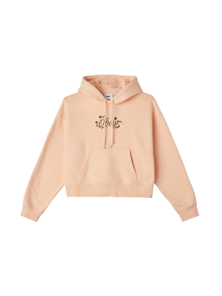 OBEY SPRING FLOWER HOOD PEACH PARFAIT