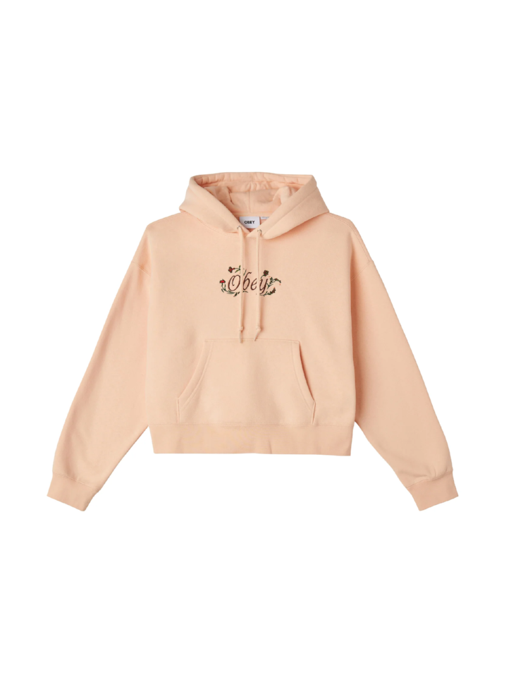 OBEY SPRING FLOWER HOOD PEACH PARFAIT 