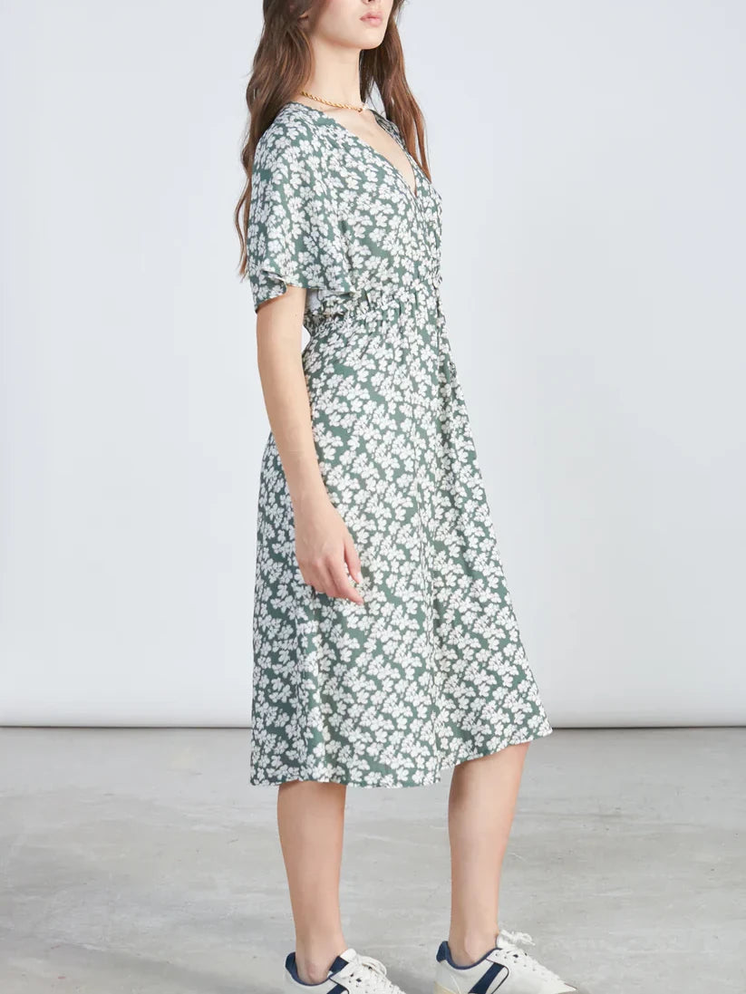 24COLOURS EVA DRESS GREEN