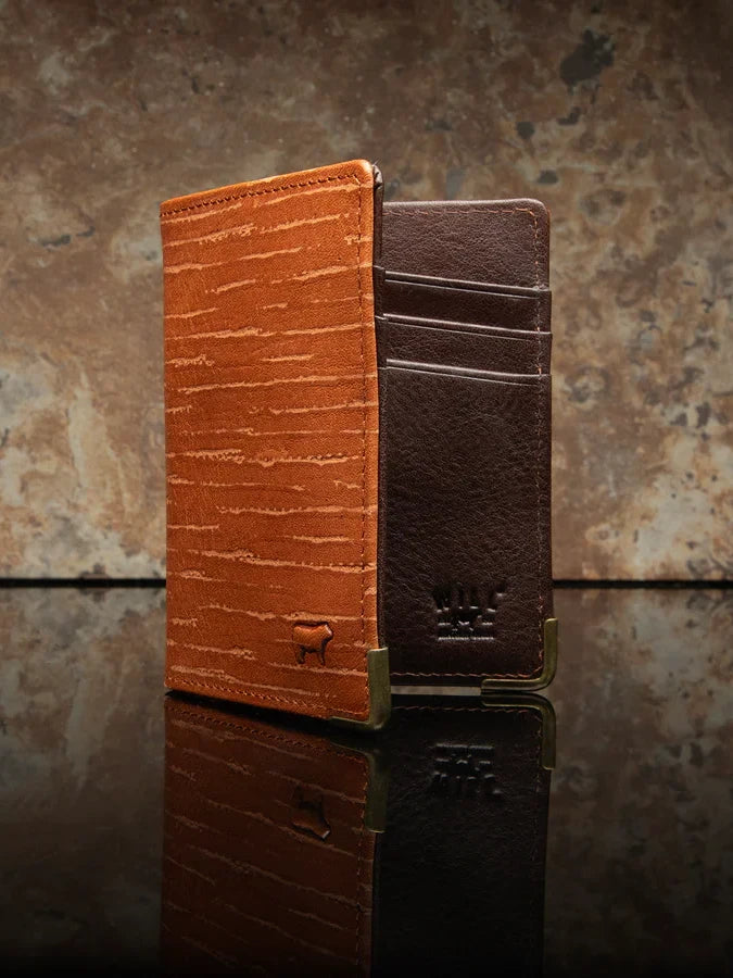 WILL ITALIAN TEAK LEATHER WALLET TAN