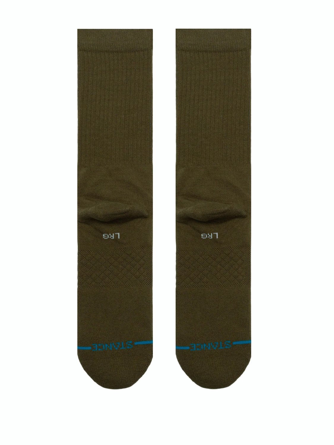 STANCE ICON CREW SOCKS GREEN