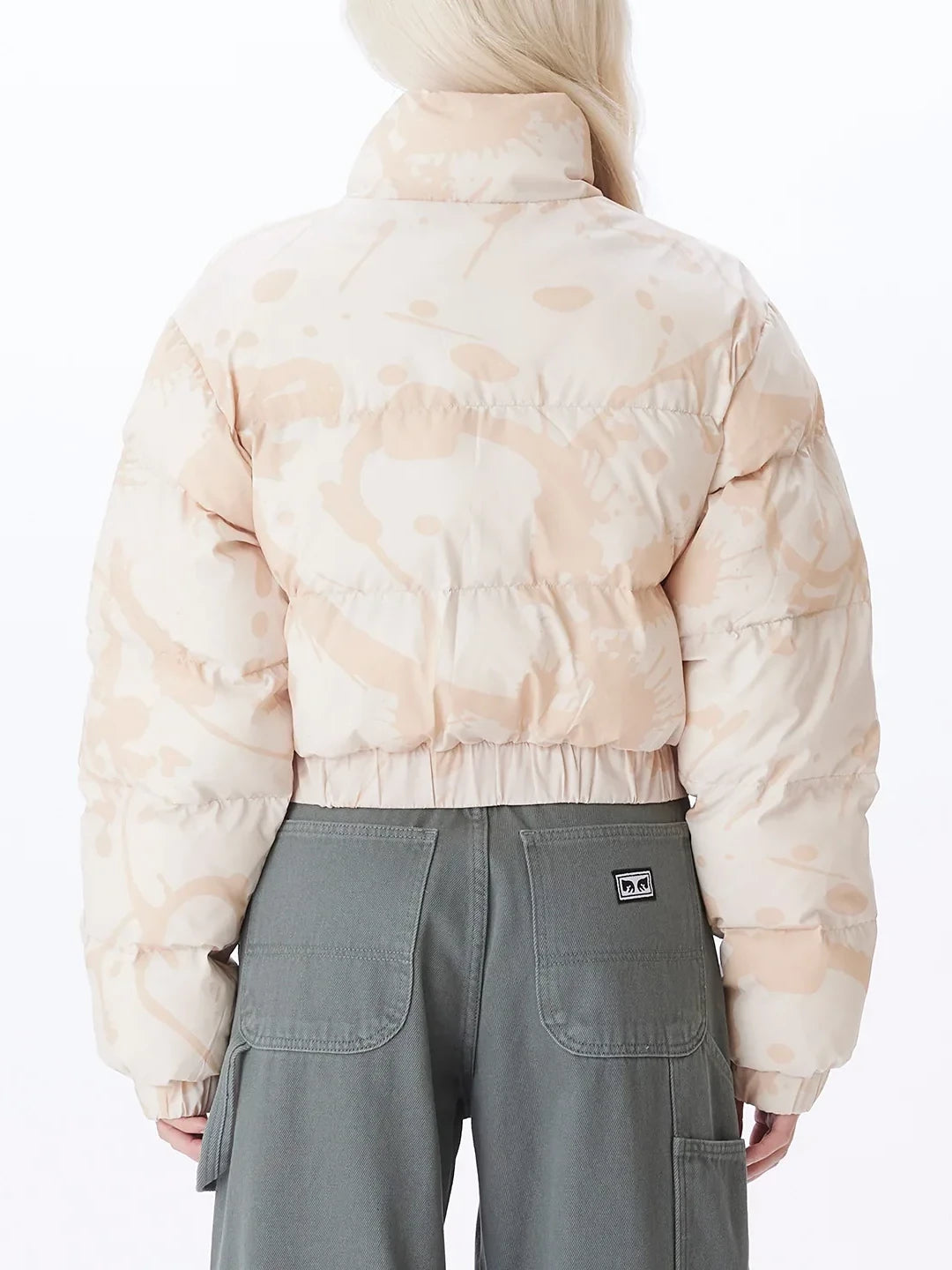 OBEY ELIXIR PUFFER JACKET CLAY MULTI