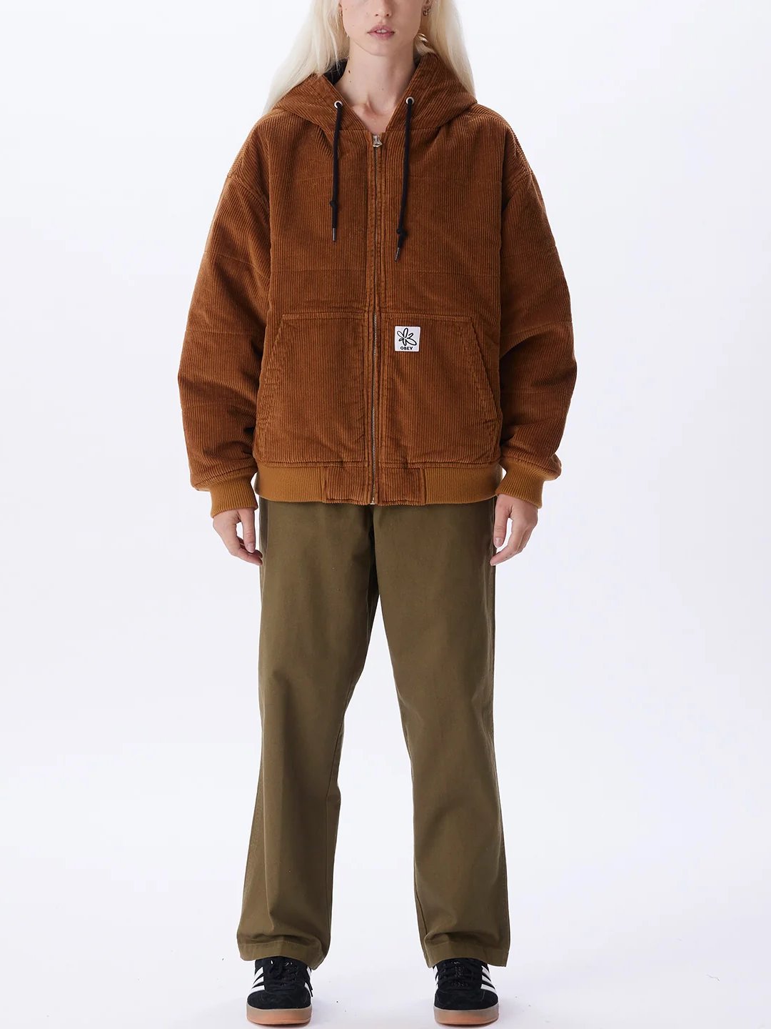 OBEY FOREVER BOMBER CATECHU WOOD