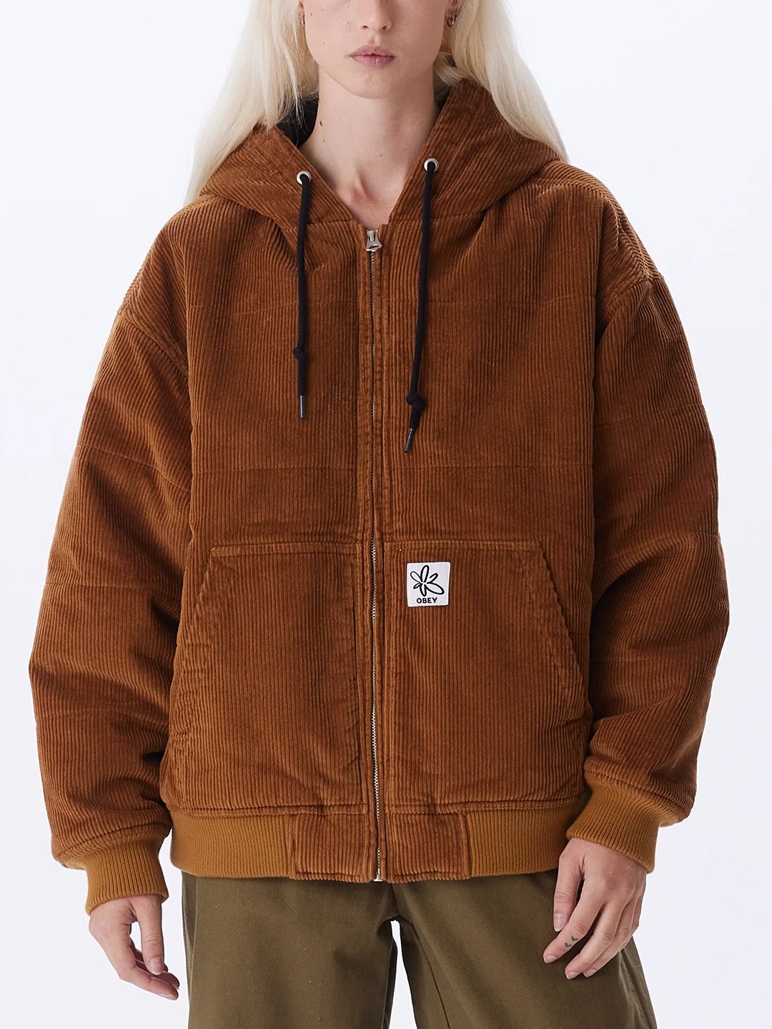 OBEY FOREVER BOMBER CATECHU WOOD