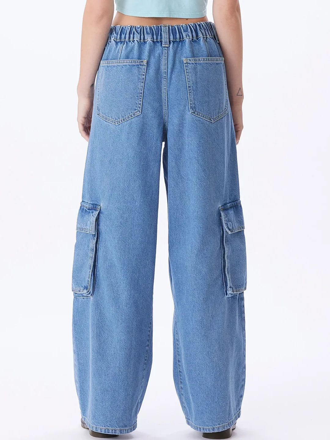 OBEY SEARCH CARGO DENIM LIGHT INDIGO