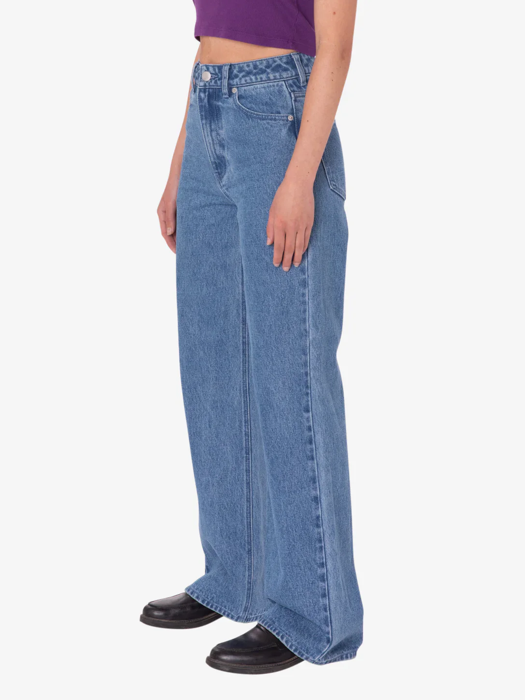 OBEY ERRAND HIGHWAIST DENIM LIGHT INDIGO