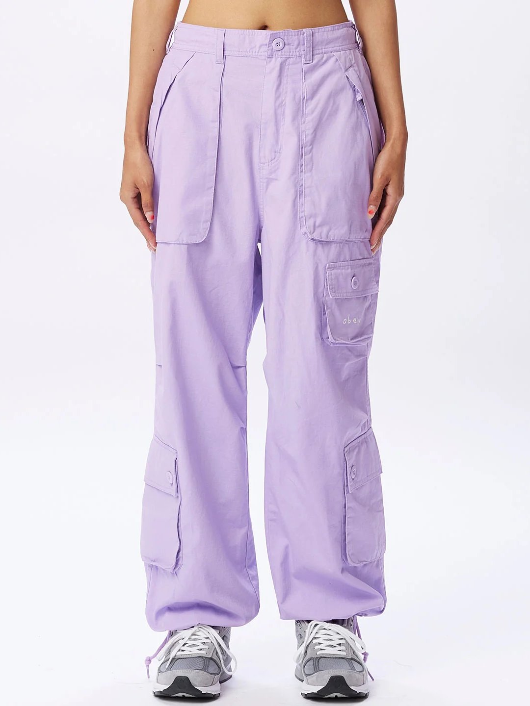 OBEY RAINE UTILITY CARGO PANT DIGITAL LAVENDER