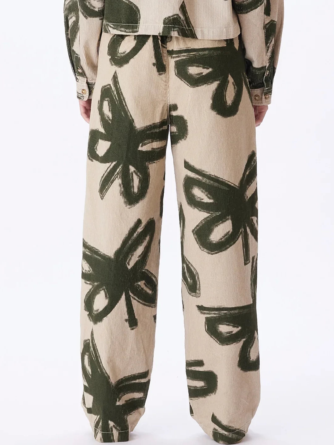 OBEY NABI BAGGY CORD PANT CLAY MULTI