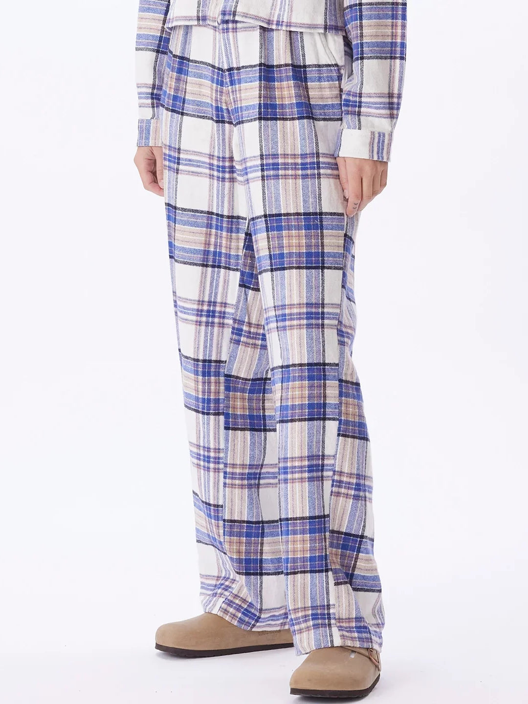 OBEY MAX PLAID PANTS UNBLEACHED MULTI