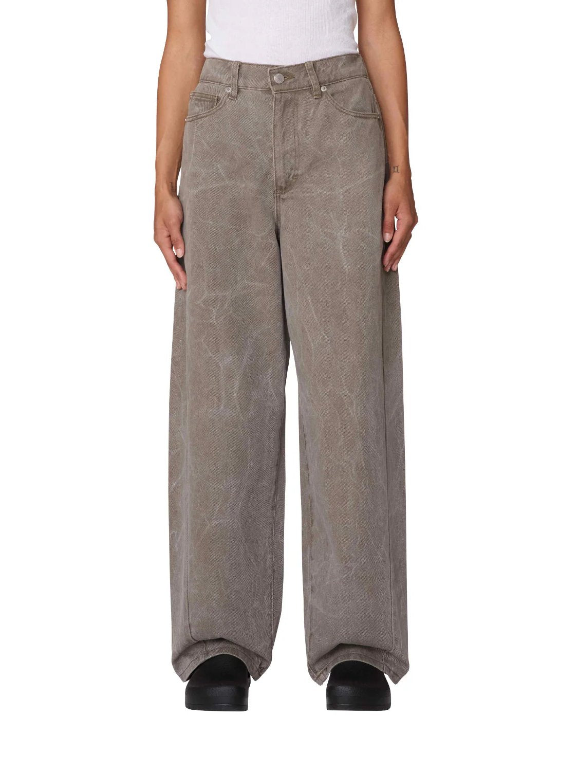 OBEY DONOVAN 5 POCKET PANT MAJOR BROWN WRINKLE WASH