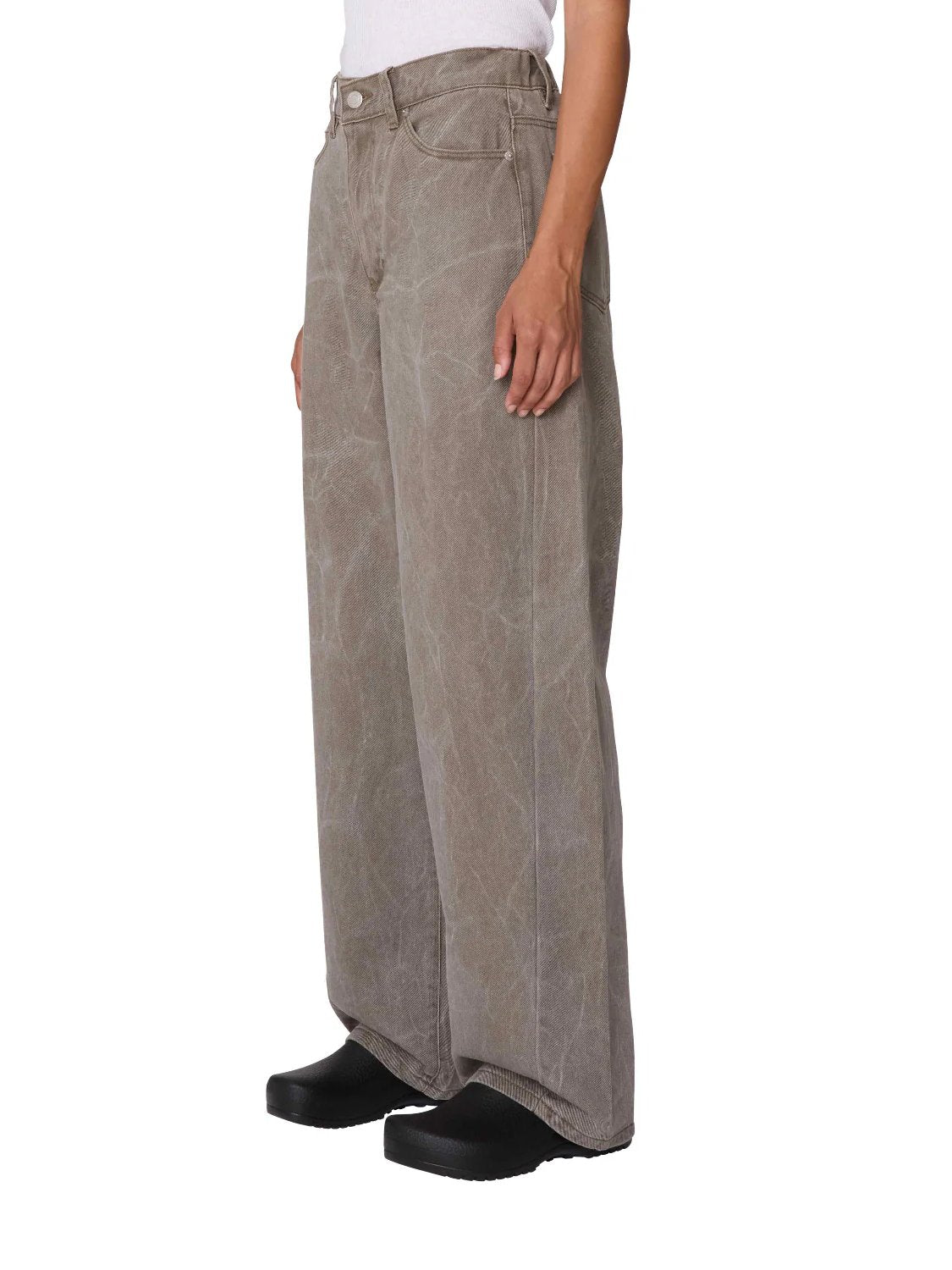 OBEY DONOVAN 5 POCKET PANT MAJOR BROWN WRINKLE WASH