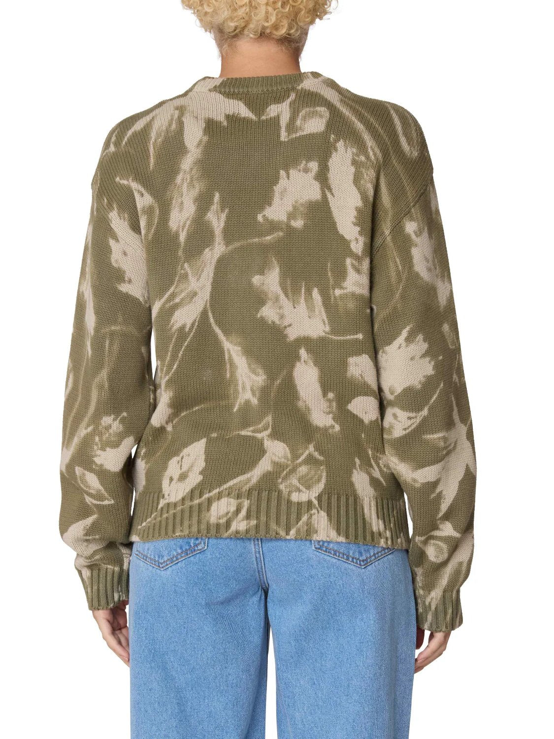 OBEY LEAVES CREW SWEATER