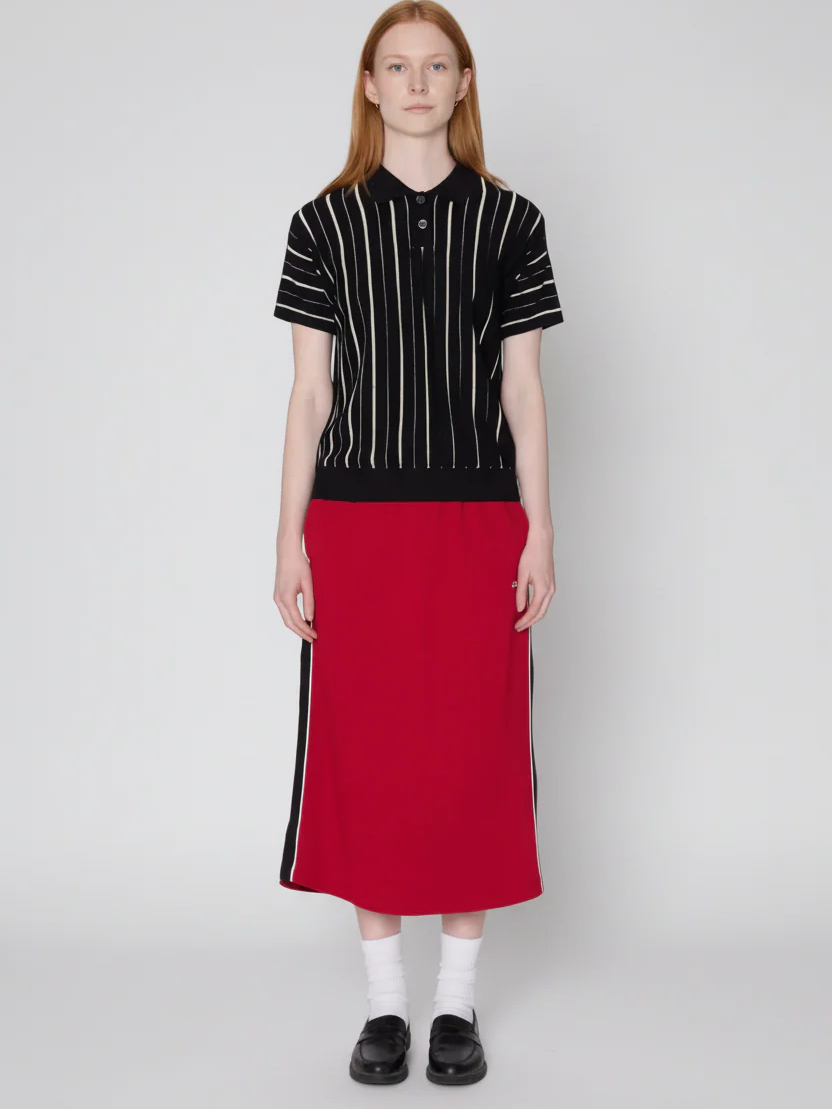 ARLO STRIPE POLO SWEATER