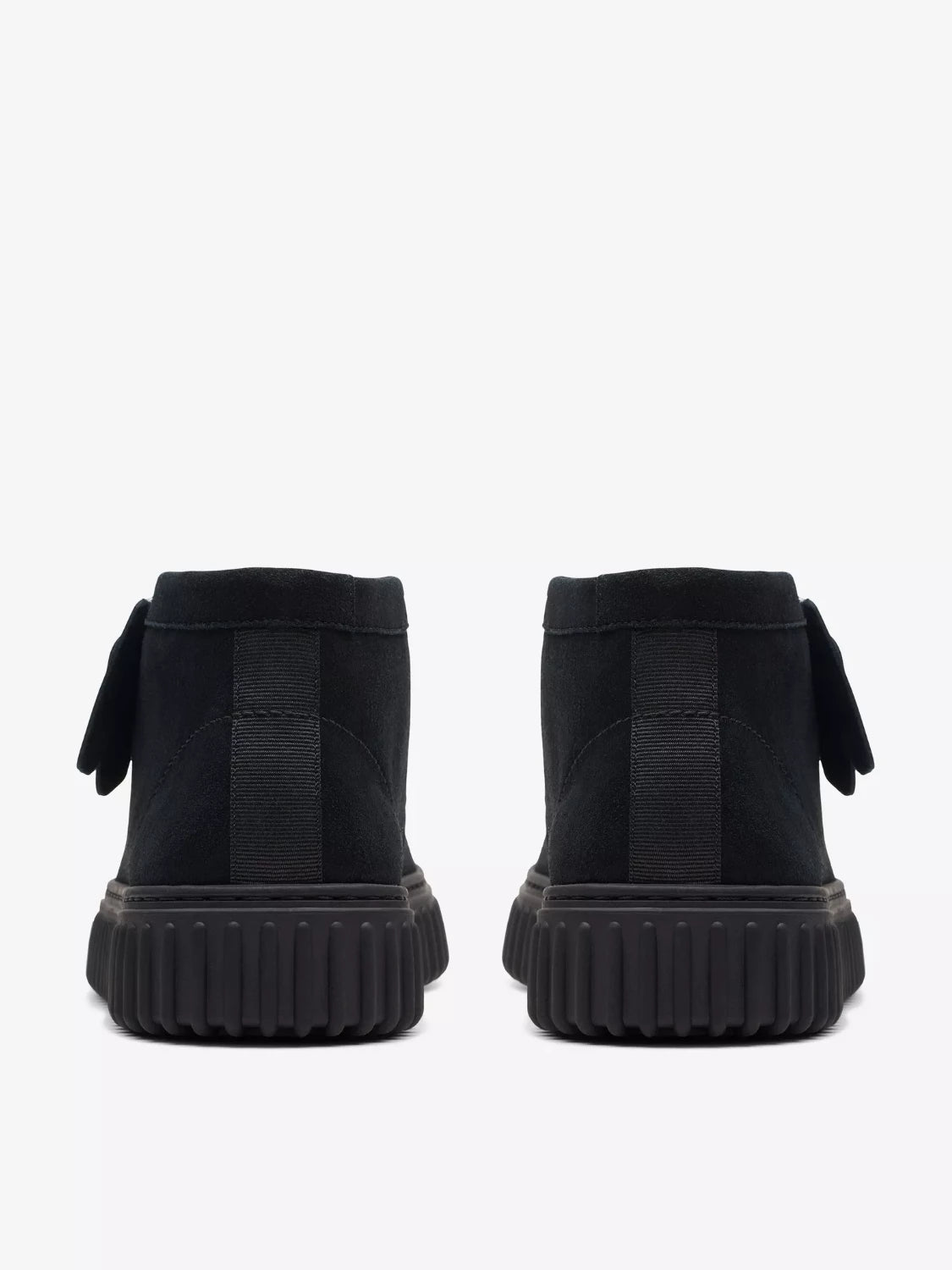CLARKS TORHILL HI BLACK SUEDE