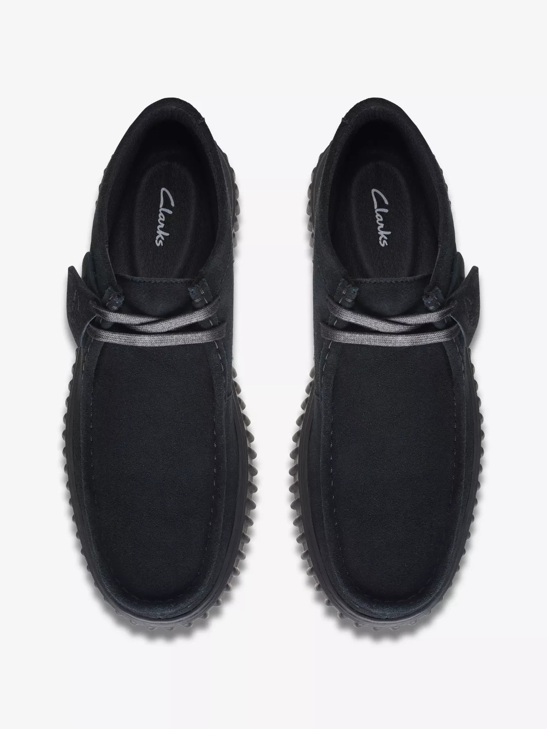 CLARKS TORHILL HI BLACK SUEDE
